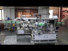 FK911 ταχύτητα Μηχανή εκτύπωσης ετικετών διπλών πλευρών διπλής κεφαλής για επίπεδα / στρογγυλά / τετραγωνικά μπουκάλια